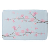 Cherry Blossom - Transparenter Hintergrund Badematte (Vorderseite)