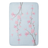 Cherry Blossom - Transparenter Hintergrund Badematte (Vorderseite Vertikal)