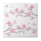 Cherry Blossom - Transparenter Hintergrund Fliese (Vorderseite)