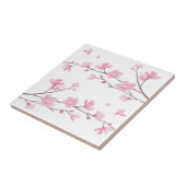 Cherry Blossom - Transparenter Hintergrund Fliese (Seite)