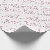 Cherry Blossom - Transparenter Hintergrund Geschenkpapier (Ecke)