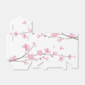 Cherry Blossom - Transparenter Hintergrund Geschenkschachtel (Ungefaltet)