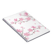 Cherry Blossom - Transparenter Hintergrund Notizblock (Rechte Seite)