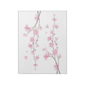 Cherry Blossom - Transparenter Hintergrund Notizblock (Rotiert)