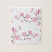 Cherry Blossom - Transparenter Hintergrund Puzzle (Vertikal)