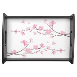 Cherry Blossom - Transparenter Hintergrund Tablett