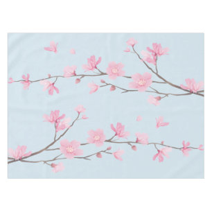 Cherry Blossom - Transparenter Hintergrund Tischdecke