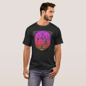 Cherry Blossom Tree Art Japanese Retro Vaporwave 8 T-Shirt (Vorne ganz)