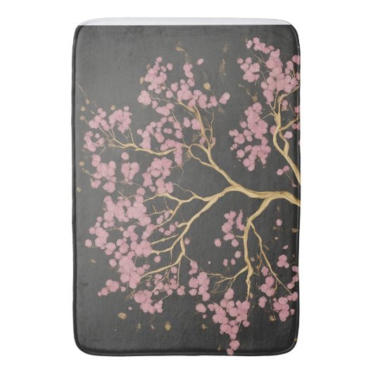 Cherry Blossom Tree Badematte (Vorderseite Vertikal)