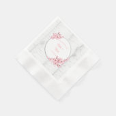 Cherry Blossom Tree Bark Wedding Serviette (Ecke)