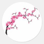Cherry Blossom Tree Branch Stickers (Vorderseite)