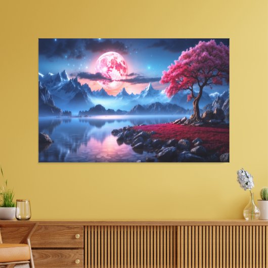 Cherry Blossom Tree Canvas Print Picture Leinwanddruck (Insitu (Wohnzimmer))