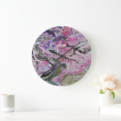Cherry Blossom Tree Clock Große Wanduhr (Zuhause)