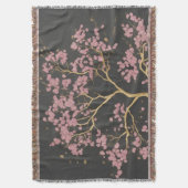 Cherry Blossom Tree Decke (Vorderseite Vertikal)