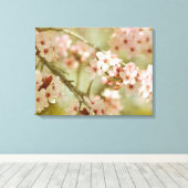 Cherry Blossom Tree Floral Leinwanddruck (Insitu (Holzboden))