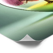 Cherry Blossom Tree Glass Apple Lisa-Dawn Designs Poster (Ecke)