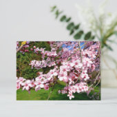 Cherry Blossom Tree im Park Karte (Stehend Vorderseite)