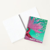 Cherry Blossom Tree Individuelle Name Journal Notizblock (Innenseite)