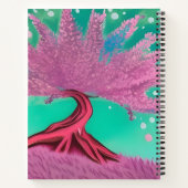 Cherry Blossom Tree Individuelle Name Journal Notizblock (Rückseite)