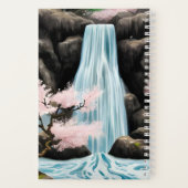 Cherry Blossom Tree Japanische Landschaft Notizblock (Rückseite)