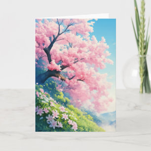 Cherry Blossom Tree Karte