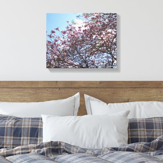Cherry Blossom Tree Leinwanddruck (Insitu (Schlafzimmer))