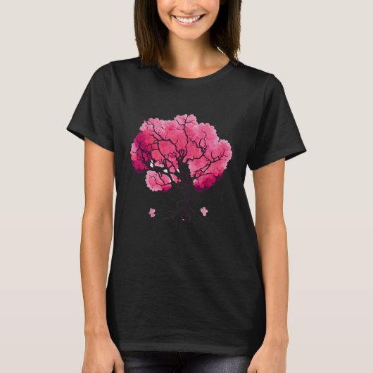 Cherry Blossom  Tree of Life T-Shirt (Vorderseite)