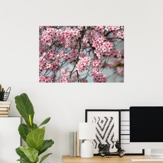 Cherry Blossom Tree Poster (Heimbüro)