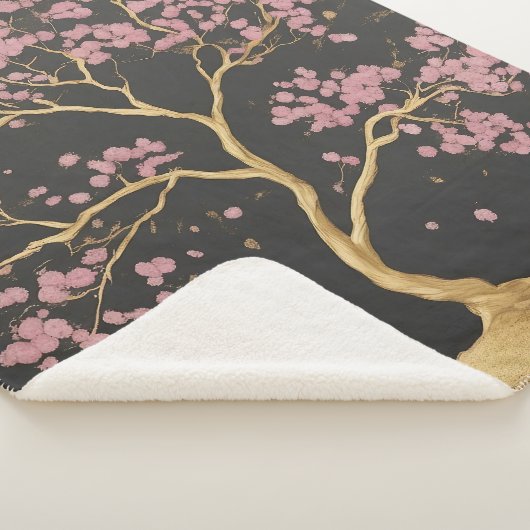 Cherry Blossom Tree Sherpadecke (3/4)