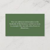 Cherry Blossom Tree - Visitenkarten Visitenkarte (Rückseite)