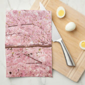 Cherry Blossom Trees Handtuch (Viertel Falte)
