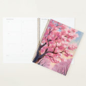 Cherry Blossom Trees Pink Floral Painting Planer (Anzeige)