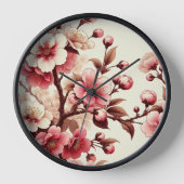 Cherry Blossom Uhr (Vorderseite)