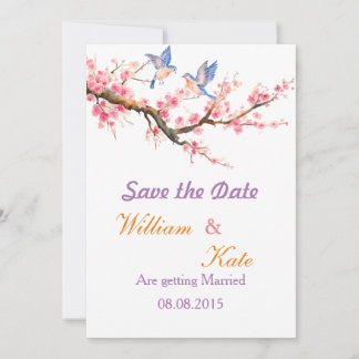 Cherry Blossom und Blauwild Save the Date