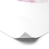 Cherry Blossom und Bud Poster (Ecke)