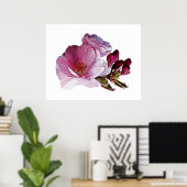 Cherry Blossom und Bud Poster (Heimbüro)