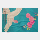 Cherry Blossom und Dove Geschirrtuch (Horizontal)