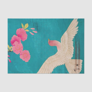 Cherry Blossom und Dove Seidenpapier