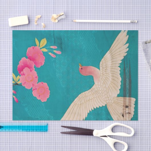 Cherry Blossom und Dove Seidenpapier (Handwerk)