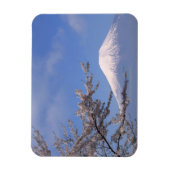 Cherry Blossom und Fuji 2 Magnet (Vertikal)