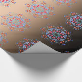 Cherry Blossom und Goldfish Geschenkpapier (Ecke)