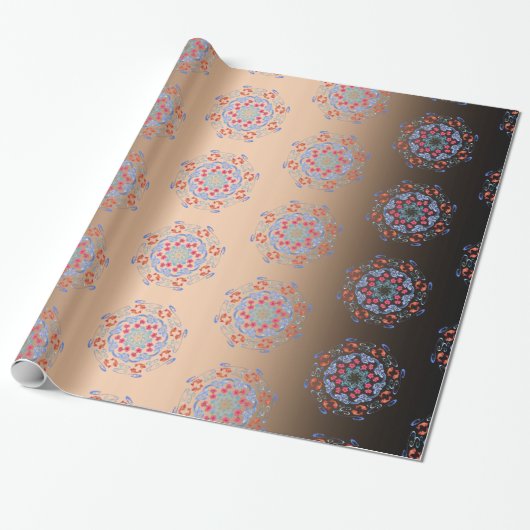 Cherry Blossom und Goldfish Geschenkpapier (Ungerollt)