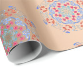 Cherry Blossom und Goldfish Geschenkpapier (Rolleneckpunkt)