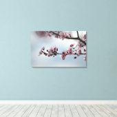 Cherry Blossom und Sky Leinwanddruck (Insitu (Holzboden))