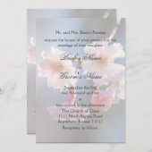 Cherry Blossom und Verse Wedding Einladung (Vorne/Hinten)