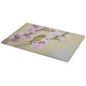 Cherry Blossom und Warbler Schneidebrett (Ecke)