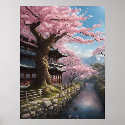 Cherry Blossom Ungerahmt Poster (Vorne)