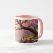 Cherry Blossom Viel Glück Tasse (VorderseiteRechts)