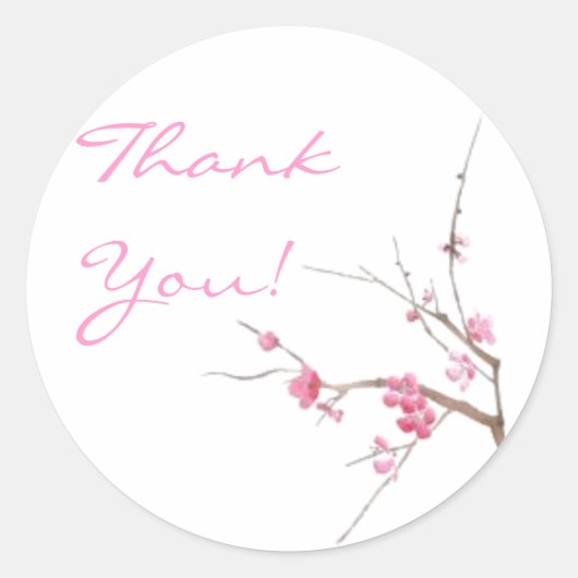 Cherry Blossom Vielen Dank, Sticker (Vorderseite)