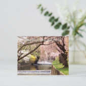 Cherry Blossom Village 04 Postkarte (Stehend Vorderseite)